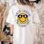 Lets Learn Today Shirt Smile Face 4K Teacher Back To School Women's Comfort Colors T-Shirt Back Print Ivory