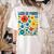 Leer Es Poder Cute Floral Boho Spanish Teacher Reading Women's Comfort Colors T-Shirt Back Print Ivory Leer Es Poder Cute Floral Boho Spanish Teacher Reading Women's Comfort Colors T-Shirt Back Print Ivory