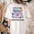 Little Miss Stem Teacher Women's Comfort Colors T-Shirt Back Print Ivory