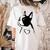 I Love My Boston Terrier Dog With Heart Women's Comfort Colors T-Shirt Back Print Ivory