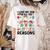Love Job For Little Reasons Daycare Teacher Graphic Women's Comfort Colors T-Shirt Back Print Ivory