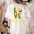 Love Preschool Back To School Yellow Bee Preschool Teacher For Men Women Girls Kids Women's Comfort Colors T-Shirt Back Print Ivory