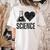 I Love Science Lover Teacher Scientist Sciences Women's Comfort Colors T-Shirt Back Print Ivory I Love Science Lover Teacher Scientist Sciences Women's Comfort Colors T-Shirt Back Print Ivory
