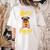 Lovely Harry Pugger Pug Women's Comfort Colors T-Shirt Back Print Ivory