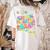 In My Maestra Era Spanish Bilingual Teacher Back To School Women's Comfort Colors T-Shirt Back Print Ivory