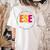 Matching ESE Squad First Last Day Team Teacher Student Tribe Women's Comfort Colors T-Shirt Back Print Ivory