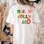 Be Merry Be Jolly Be Kind Merry Christmas Teacher Xmas Pjs Women's Comfort Colors T-Shirt Back Print Ivory