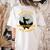 Montessori Teachers Love Brains Halloween Novelty Men Women Women's Comfort Colors T-Shirt Back Print Ivory
