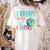 Multilingual Teacher In Dos Idiomas Linguist Language Women's Comfort Colors T-Shirt Back Print Ivory