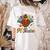 One Thankful PE Teacher Turkey Thanksgiving -Adults & Kids Classic Fit Polyester 100 Short Sleeve Women's Comfort Colors T-Shirt Back Print Ivory