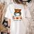 One Thankful Teacher's Aide Messy Bun Thanksgiving Fall Women's Comfort Colors T-Shirt Back Print Ivory