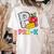 P Is For Pre-K Teacher Pencil Apple Back To School Women's Comfort Colors T-Shirt Back Print Ivory P Is For Pre-K Teacher Pencil Apple Back To School Women's Comfort Colors T-Shirt Back Print Ivory