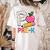 P Is For Pre K Teacher Student Pencil Apple Back To School Women's Comfort Colors T-Shirt Back Print Ivory