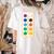 Paint Palette ArtSet Halloween Costume For Teachers Students For Men Women Kids Women's Comfort Colors T-Shirt Back Print Ivory