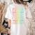 Para Tour Paraprofessional Squad Rock Teacher Back To School Women's Comfort Colors T-Shirt Back Print Ivory
