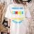 Parallel Lines Math Pun – Teacher Humor Women's Comfort Colors T-Shirt Back Print Ivory