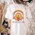 Paraprofessional Para Life Sun Flower Teacher Back To School Women's Comfort Colors T-Shirt Back Print Ivory