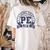 PE Teacher Living That PE Life Physical Education Teacher Women's Comfort Colors T-Shirt Back Print Ivory