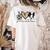 Peace Love Boston Terrier Boston Terrier Lover Dog Mom Women's Comfort Colors T-Shirt Back Print Ivory