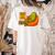 Pickle Reading Books Bookworm Teacher Librarian Kids Retro Women's Comfort Colors T-Shirt Back Print Ivory