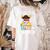 Pirate Math Teacher Skull Pirate Halloween Costume Women's Comfort Colors T-Shirt Back Print Ivory