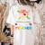 Pirate Teacher Halloween Skull Adult Women's Comfort Colors T-Shirt Back Print Ivory