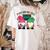 Poly-Gnome-Ials Algebra Teacher Calcul Teacher Women's Comfort Colors T-Shirt Back Print Ivory