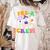 Pre-K Boo Crew Cute Ghost Halloween Costume Teacher Student For Men Women Kids Women's Comfort Colors T-Shirt Back Print Ivory