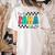 Pre-K Paraprofessional Teacher Back To School Vibes Women's Comfort Colors T-Shirt Back Print Ivory Pre-K Paraprofessional Teacher Back To School Vibes Women's Comfort Colors T-Shirt Back Print Ivory