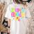 Preppy Fourth Grade Back To School 4th Grade Teacher Girls Women's Comfort Colors T-Shirt Back Print Ivory