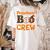Preschool Boo Crew Halloween Teachers Students Costume Women's Comfort Colors T-Shirt Back Print Ivory