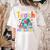 Proud To Teach Multilingual Learner ESL English Teacher Women's Comfort Colors T-Shirt Back Print Ivory
