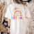 Rainbow Happy Dot Day Shirts Teacher Kids September 15th Women's Comfort Colors T-Shirt Back Print Ivory Rainbow Happy Dot Day Shirts Teacher Kids September 15th Women's Comfort Colors T-Shirt Back Print Ivory