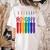 Rainbow Roygbiv Kids Artist Costume Art Teacher Women's Comfort Colors T-Shirt Back Print Ivory Rainbow Roygbiv Kids Artist Costume Art Teacher Women's Comfort Colors T-Shirt Back Print Ivory