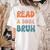 Read A Book Bruh English Teacher Reading Literature Women's Comfort Colors T-Shirt Back Print Ivory