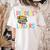 Readers Are Leaders Reading Book Lover Teacher Women Men Kid Women's Comfort Colors T-Shirt Back Print Ivory
