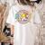Retro ABCD Transitional Kindergarten Teacher Tour TK Teacher Women's Comfort Colors T-Shirt Back Print Ivory