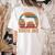 Retro Boston Terrier Dad Dog Owner Pet Bostie Father Women's Comfort Colors T-Shirt Back Print Ivory