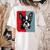 Retro Boston Terrier Dog Lover Bostie Mom Dad Dog Owner Women's Comfort Colors T-Shirt Back Print Ivory