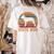 Retro Boston Terrier Mom Dog Mother Pet Bostie Mama Women's Comfort Colors T-Shirt Back Print Ivory