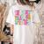 Retro Infant Teacher Vibes Women Daycare Teacher Women's Comfort Colors T-Shirt Back Print Ivory