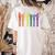 Retro Be Kind ASL Deaf Teacher Sign Language Gay Pride Women's Comfort Colors T-Shirt Back Print Ivory Retro Be Kind ASL Deaf Teacher Sign Language Gay Pride Women's Comfort Colors T-Shirt Back Print Ivory