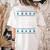 Santas Favorite Band Teacher Christmas Women's Comfort Colors T-Shirt Back Print Ivory