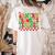 Santas Favorite Teacher Retro Groovy Christmas Xmas Women Women's Comfort Colors T-Shirt Back Print Ivory Santas Favorite Teacher Retro Groovy Christmas Xmas Women Women's Comfort Colors T-Shirt Back Print Ivory