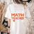 This Is My Scary Math Teacher Costume For Halloween Women's Comfort Colors T-Shirt Back Print Ivory This Is My Scary Math Teacher Costume For Halloween Women's Comfort Colors T-Shirt Back Print Ivory