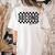 Second Grade Checkered Teacher 1st Day Back To School Women Women's Comfort Colors T-Shirt Back Print Ivory