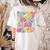 In My Second Grade Era Teachers Women Back To School Girls Women's Comfort Colors T-Shirt Back Print Ivory