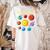 Solar System Cute Face Planets Space Science Teacher School Women's Comfort Colors T-Shirt Back Print Ivory Solar System Cute Face Planets Space Science Teacher School Women's Comfort Colors T-Shirt Back Print Ivory