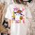 Spooky Teacher Ghost Pencil Teach Halloween Teacher Women's Comfort Colors T-Shirt Back Print Ivory