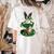 St Patrick's Day Leprechaun Boston Terrier Dog Shamrock For Men Women Kids Women's Comfort Colors T-Shirt Back Print Ivory